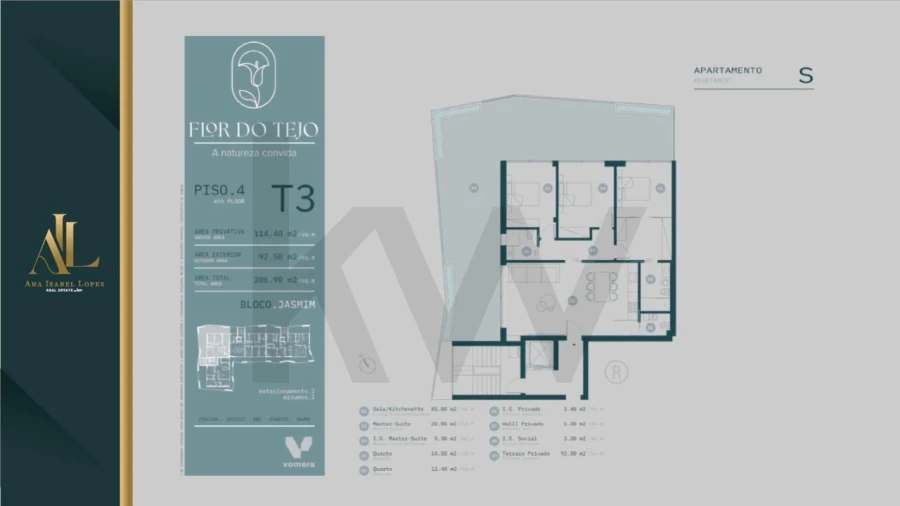 Apartamento T3 para Venda em Marvila, Ribeira Santarém, São Salvador, São Nicolau Foto 38