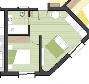 Apartamento T1 para Venda em Paranhos