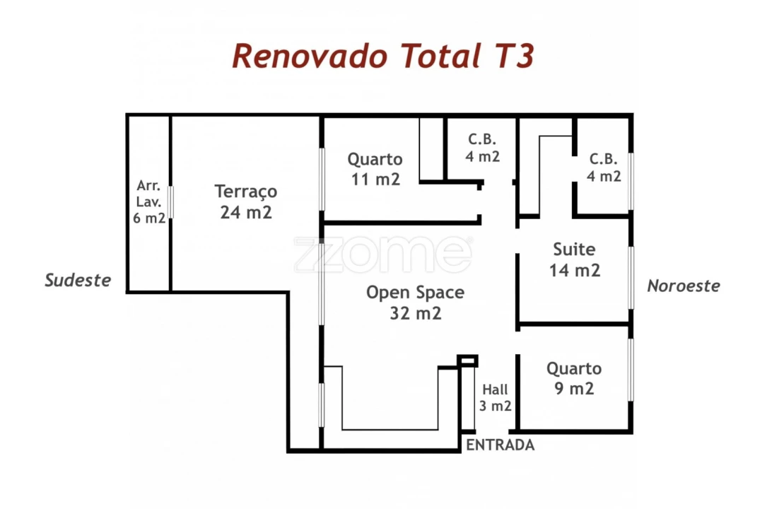 Apartamento T3 para Venda em Espinho Foto 33