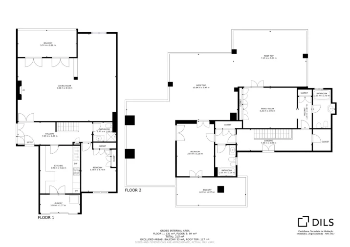 Apartamento T3 para Venda em Cascais e Estoril Planta 1