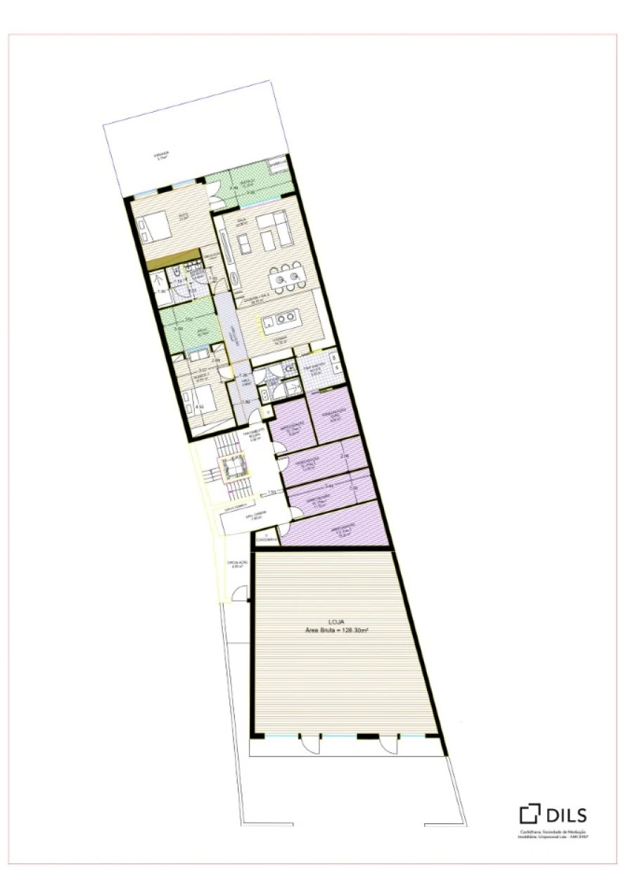 Apartamento T2 para Venda em Lourinhã e Atalaia Planta 1
