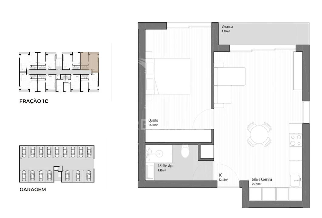 Apartamento T1 para Venda em Vila Praia de Ancora Foto 10