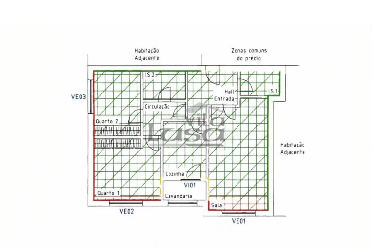 Apartamento T2 para Venda em Sandim, Olival, Lever e Crestuma Foto 18