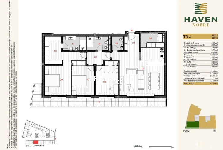 Apartamento T3 para Venda em Silvares, Pias, Nogueira e Alvarenga Foto 20