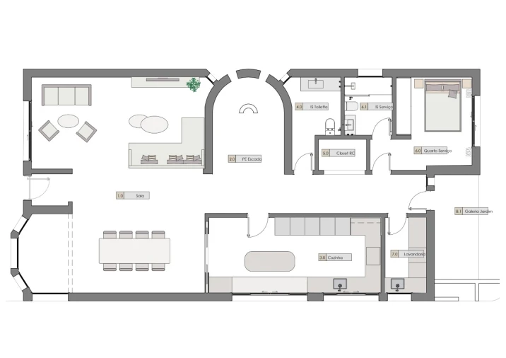 Moradia T5 para Venda em Cascais e Estoril Planta 2