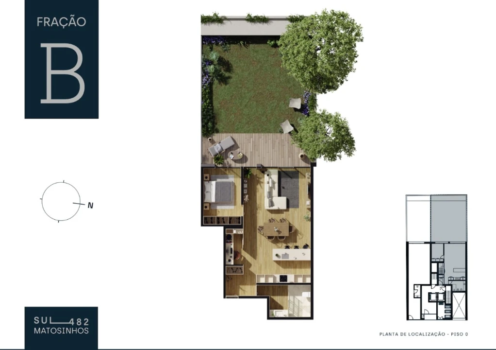 Apartamento T1 para Venda em Matosinhos e Leça da Palmeira Planta 2
