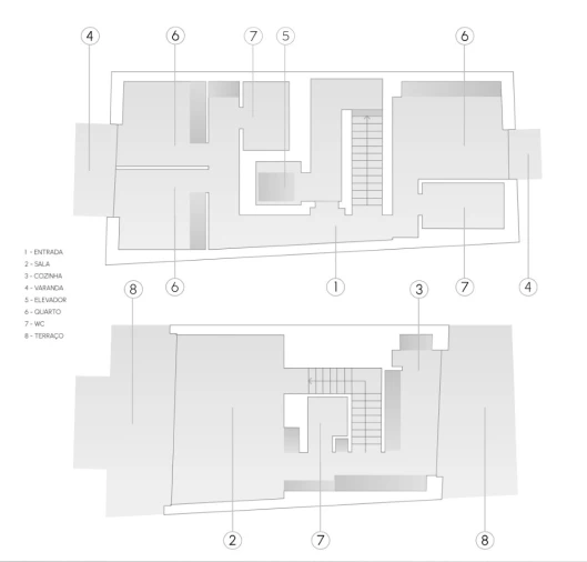 Apartamento T3 para Venda em Aldoar, Foz do Douro e Nevogilde Planta 1