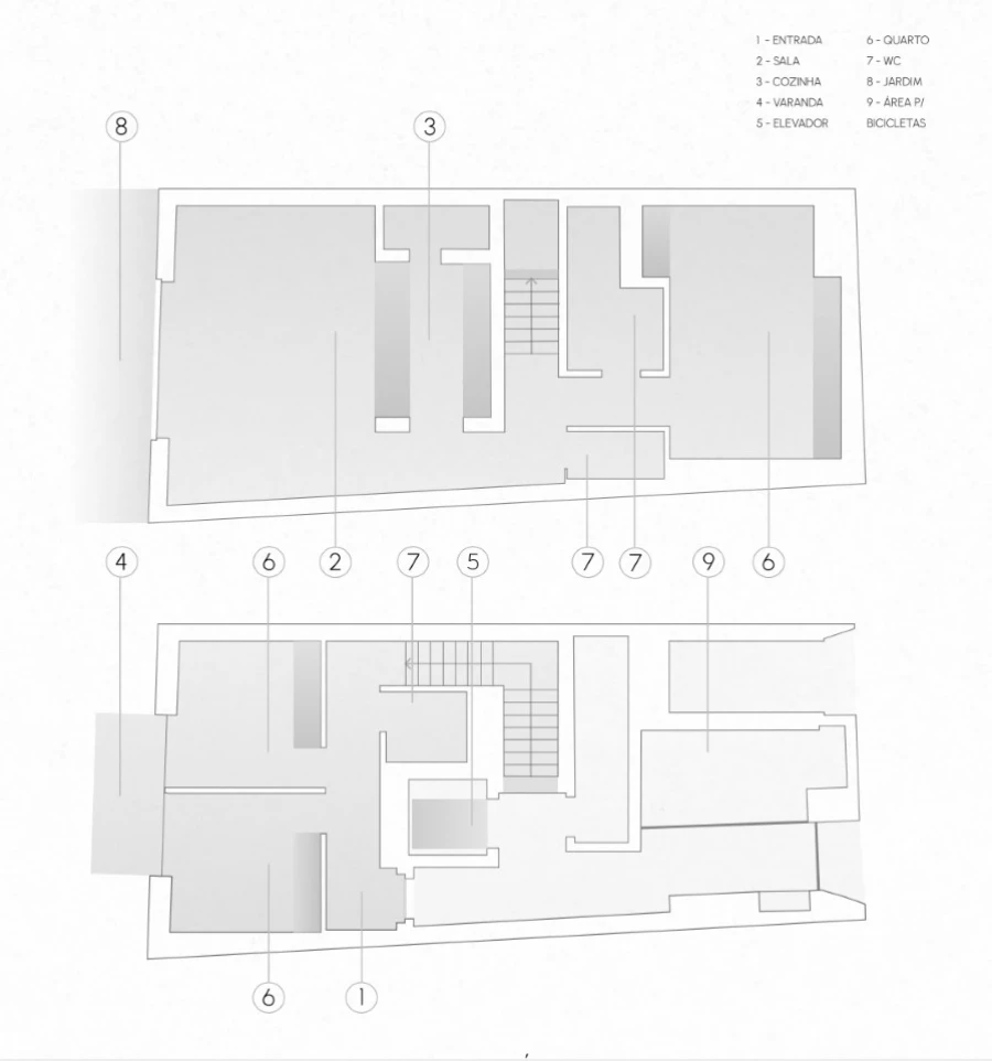 Apartamento T3 para Venda em Aldoar, Foz do Douro e Nevogilde Planta 1