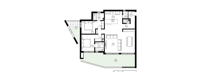 Apartamento T2 para Venda em Luz