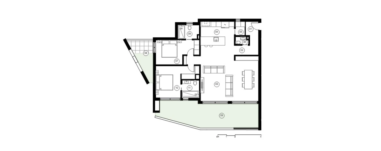 Apartamento T2 para Venda em Luz Planta 1