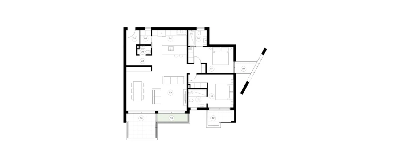 Apartamento T2 para Venda em Luz Planta 1