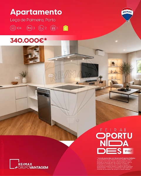 Apartamento T3 para Venda em Matosinhos e Leça da Palmeira