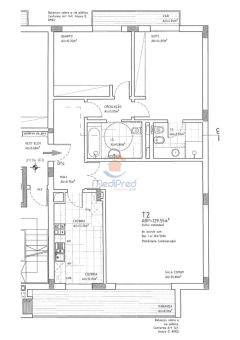 Apartamento T2 para Venda em Pontinha e Famões
