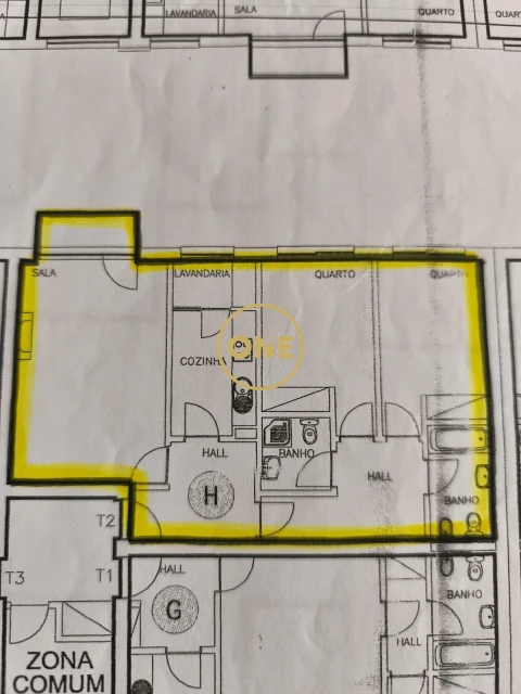 Apartamento T2 para Venda em Aguas Santas