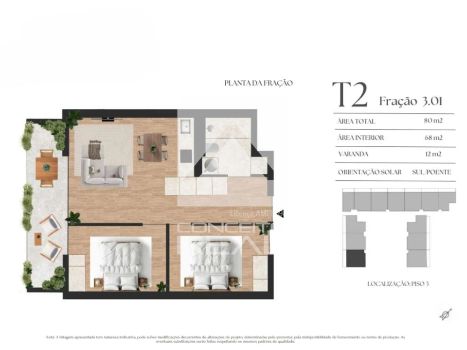 Apartamento T2 para Venda em Vilar de Andorinho Foto 15
