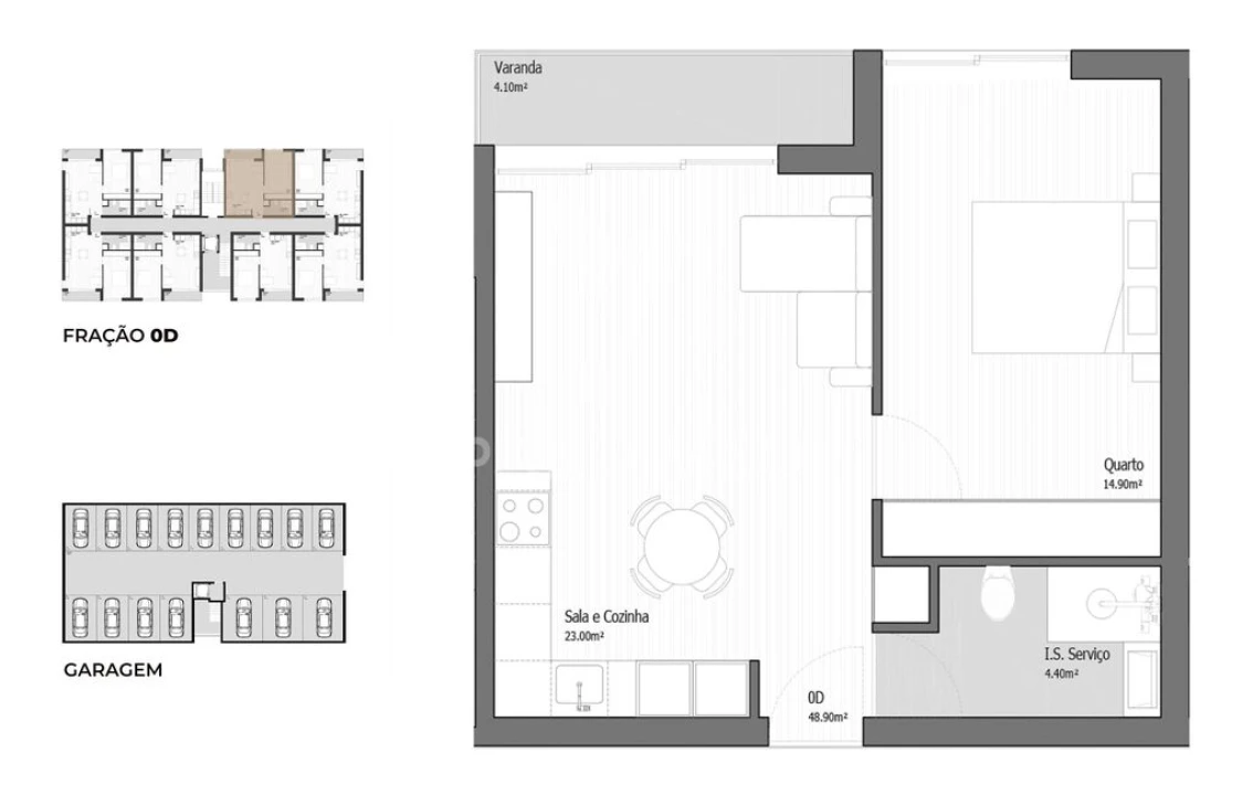 Apartamento T1 para Venda em Vila Praia de Ancora Foto 10