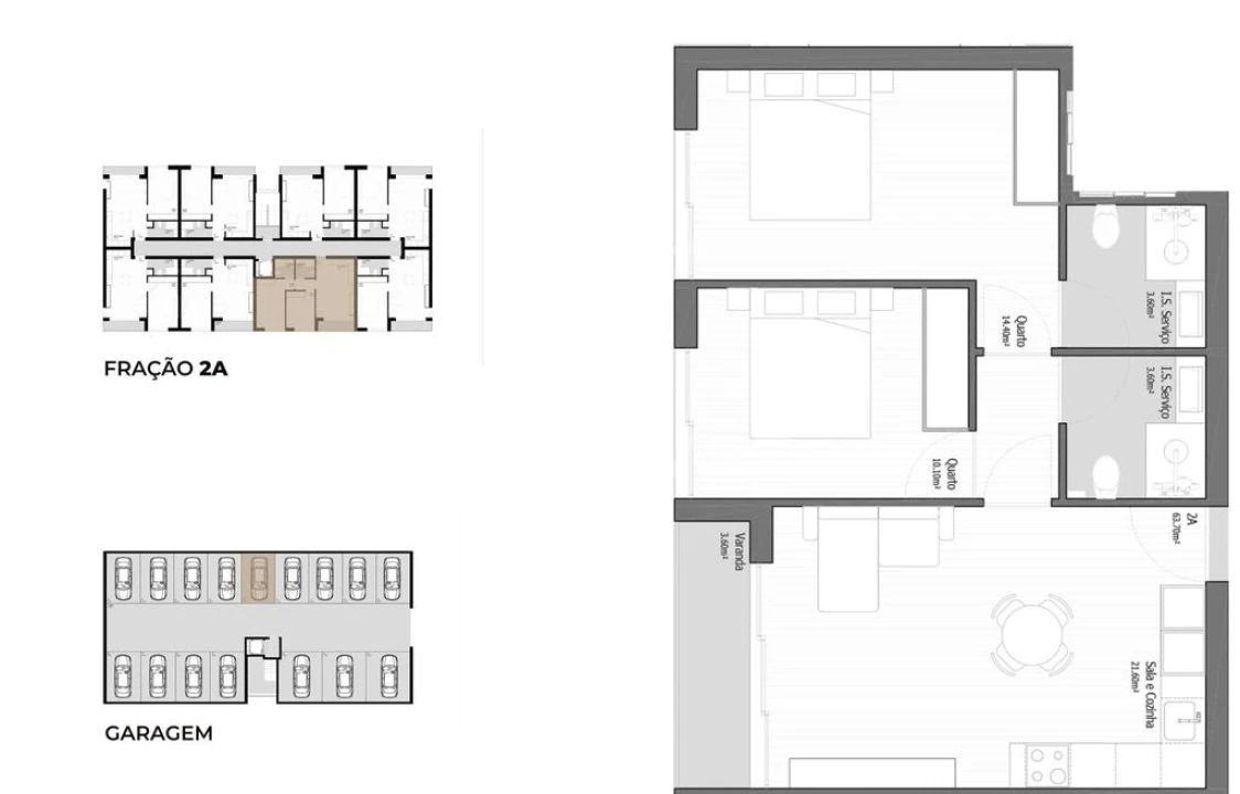 Apartamento T2 para Venda em Vila Praia de Ancora Foto 10