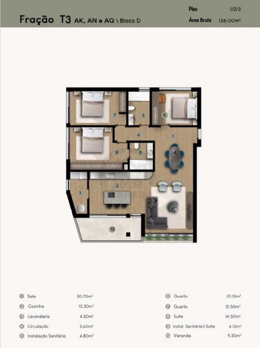 Apartamento T3 para Venda em Camara de Lobos Foto 15