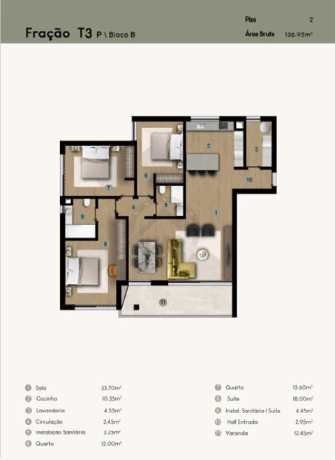 Apartamento T3 para Venda em Camara de Lobos
