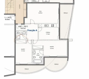 Apartamento T3 para Venda em Lagos (São Sebastião e Santa Maria)