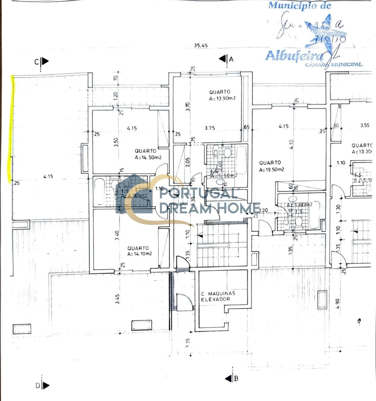 Apartamento T4 para Venda em Albufeira e Olhos de Água Planta 2