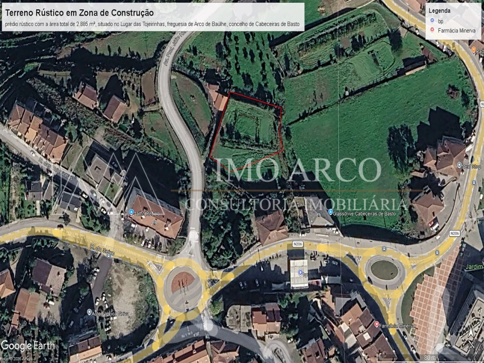 Terreno Agricola ou Rústico para Venda em Arco de Baúlhe e Vila Nune Foto 3