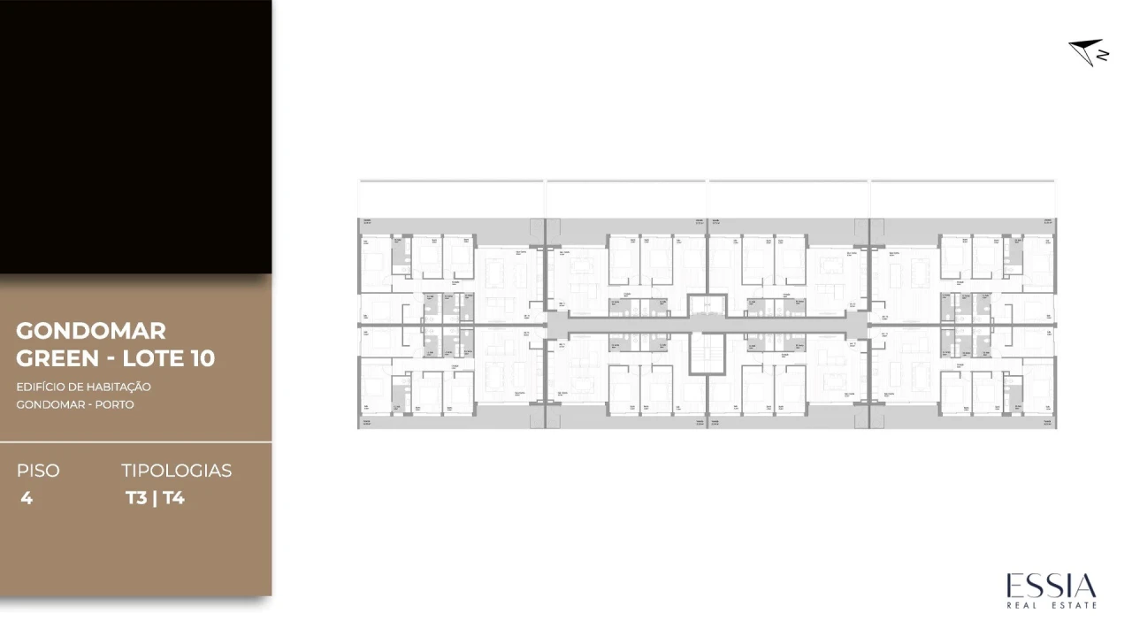 Apartamento T3 para Venda em Fânzeres e São Pedro da Cova Planta 2
