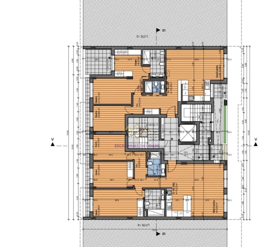 Apartamento T3 para Venda em Montijo e Afonsoeiro Planta 1