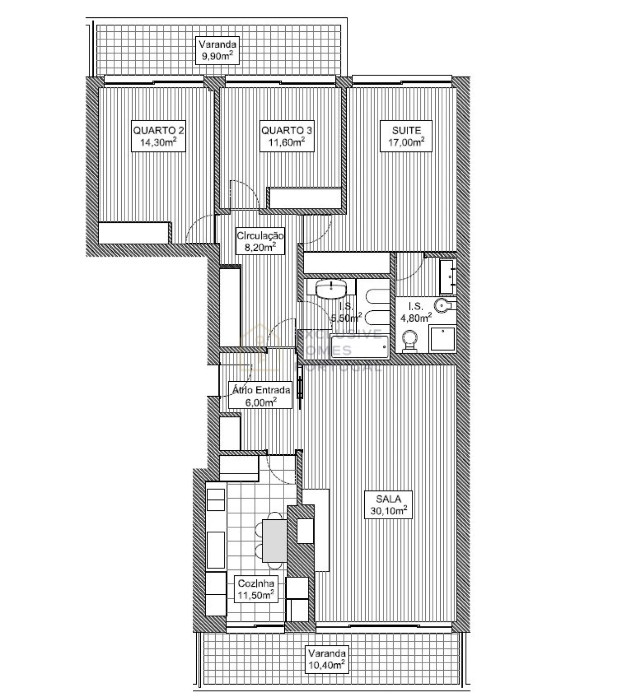 Apartamento T3 para Venda em São Vicente (Braga) Foto 16