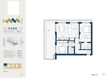 Apartamento T2 para Venda em Santa Marinha e São Pedro da Afurada