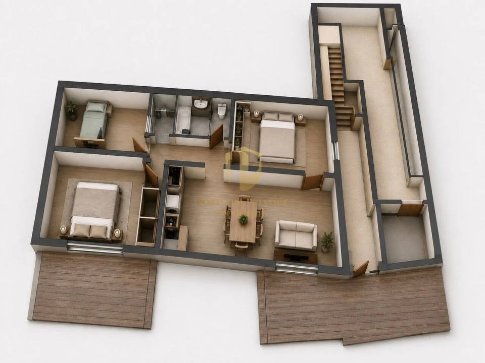 Apartamento T3 para Venda em Conceição e Cabanas de Tavira Foto 3
