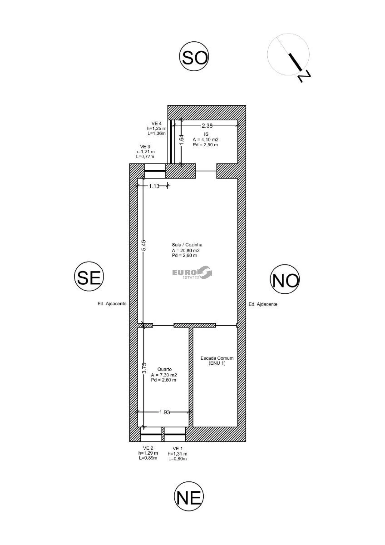 Apartamento T1 para Arrendamento em Estrela Foto 22