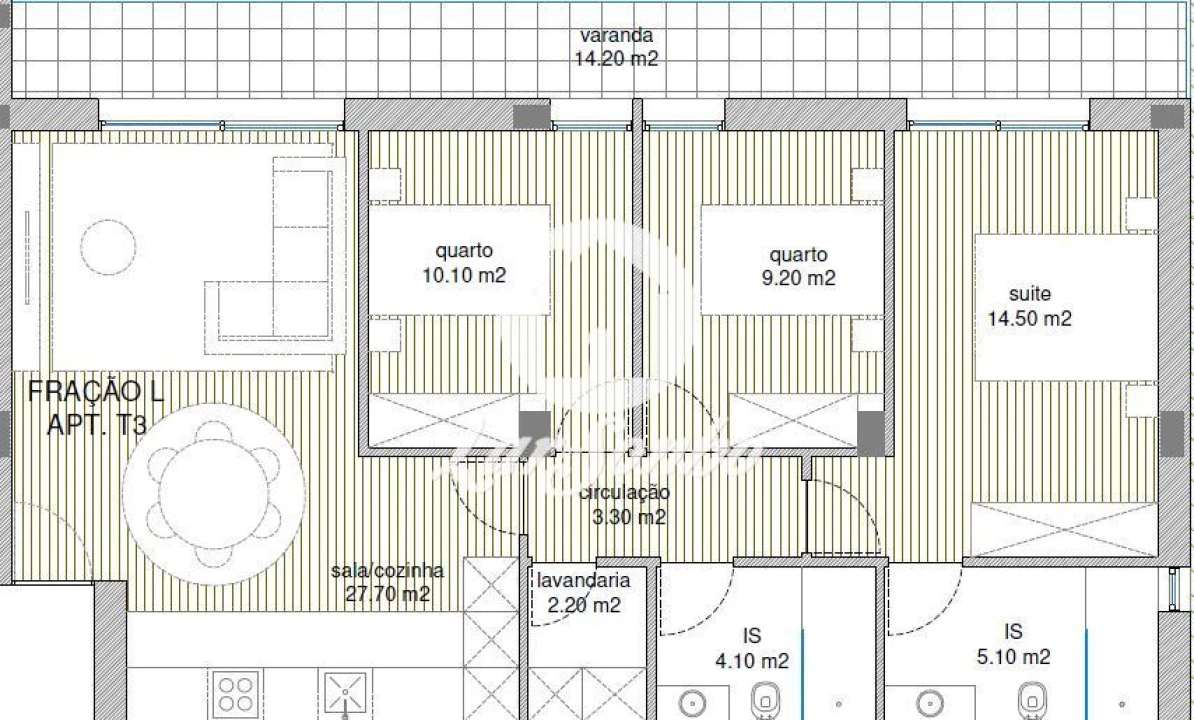 Apartamento T3 para Venda em Adães Foto 5