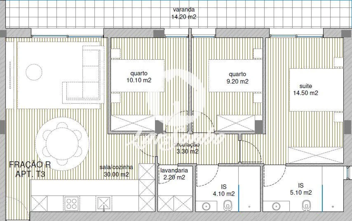 Apartamento T3 para Venda em Adães Foto 7