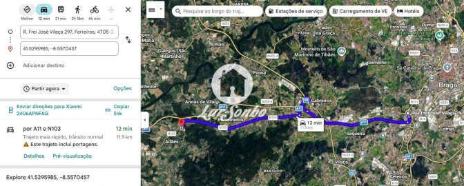 Apartamento T3 para Venda em Adães