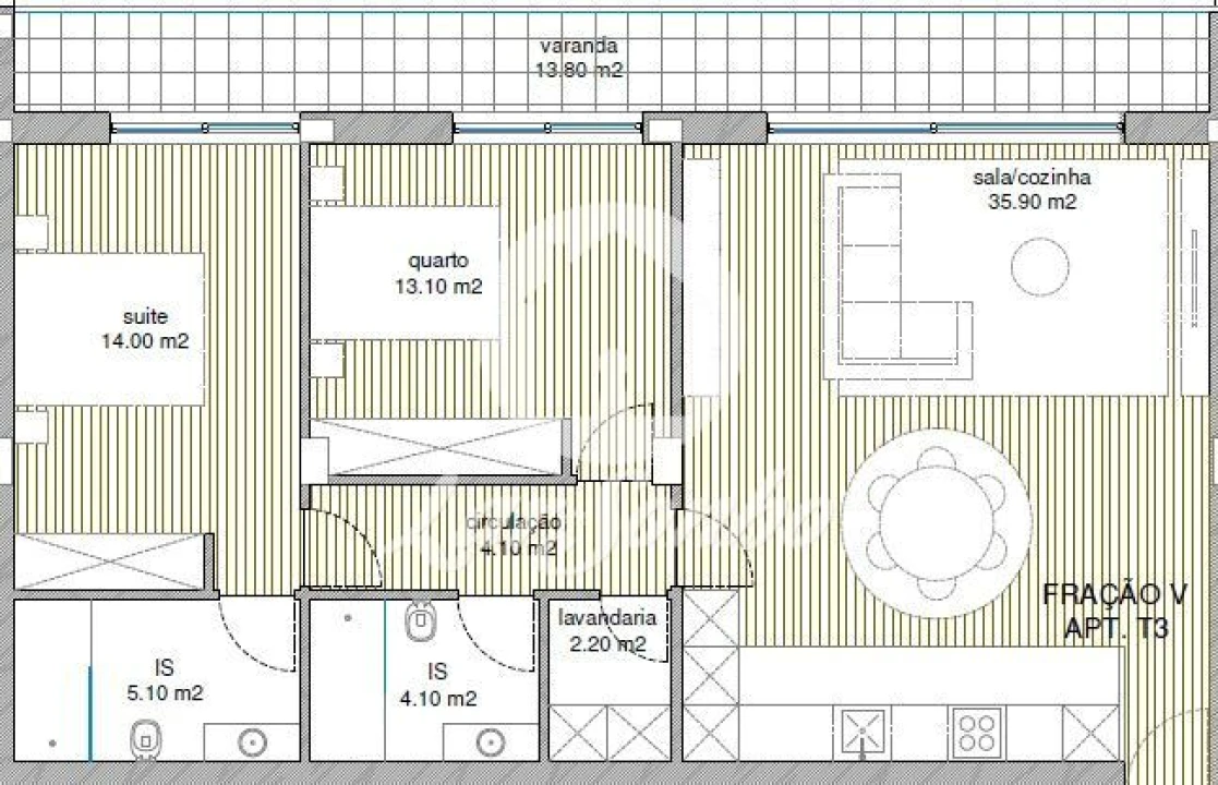Apartamento T2 para Venda em Adães Foto 2