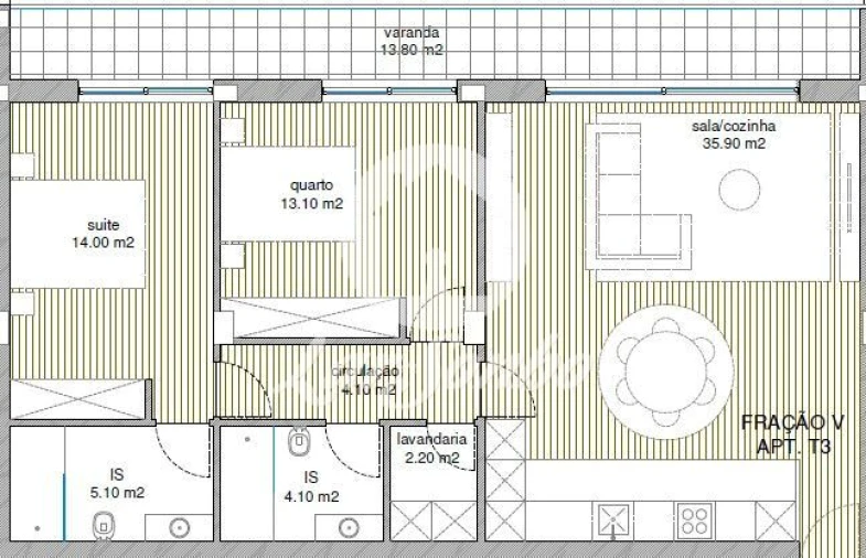 Apartamento T2 para Venda em Adães Foto 2