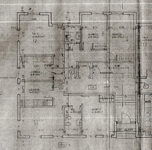 Apartamento T2 para Venda em Corroios Planta 2