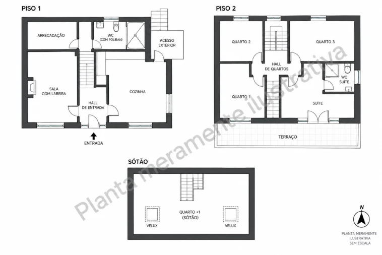 Moradia T4 para Venda em Lourinhã e Atalaia Planta 1