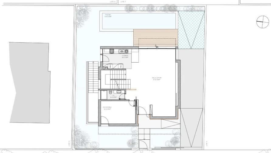 Moradia T4 para Venda em Alcabideche Planta 1