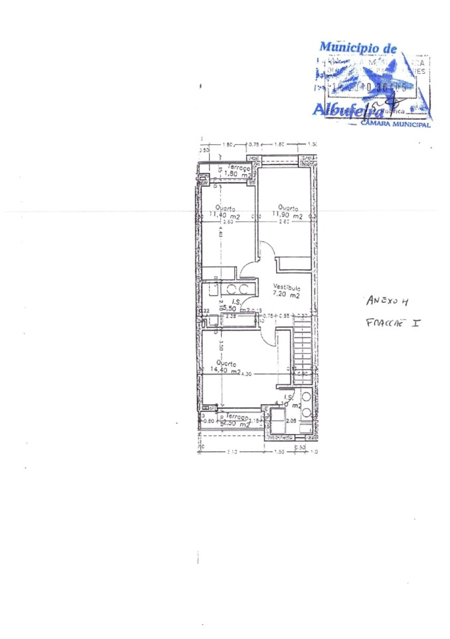 Moradia T3 para Venda em Ferreiras Planta 2