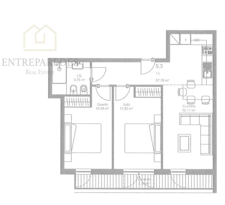 Apartamento T2 para Venda em Campanhã Foto 27