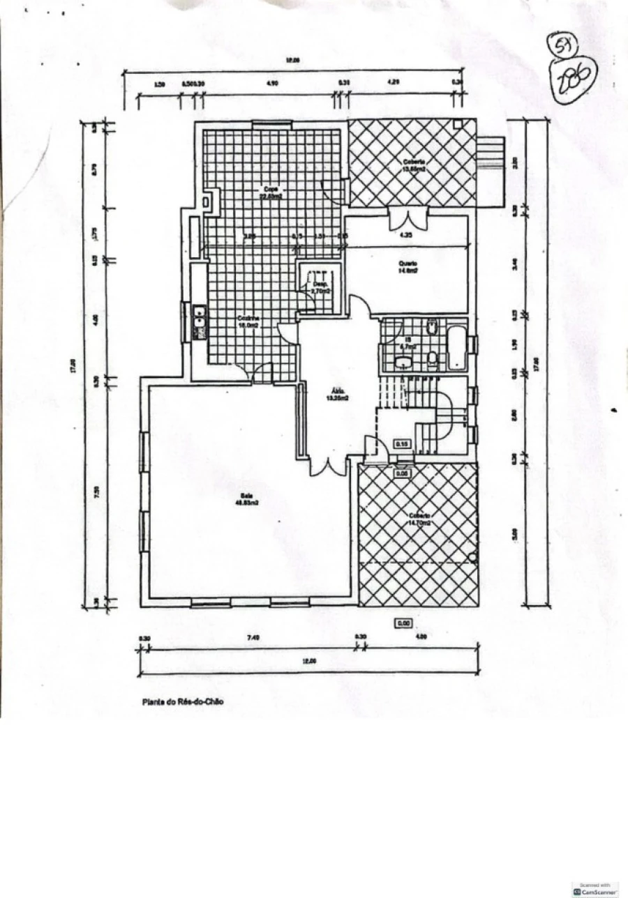 Moradia T5 para Venda em Moncarapacho e Fuseta Planta 1