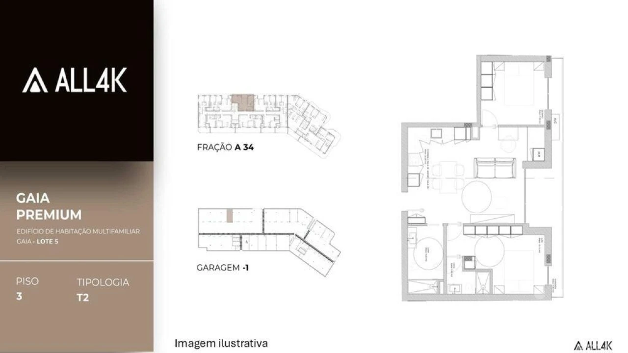 Apartamento T2 para Venda em Oliveira do Douro Foto 8