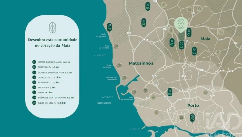 Apartamento para Venda em Cidade da Maia