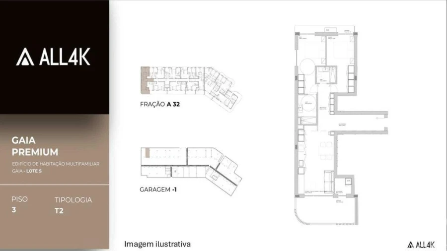 Apartamento T2 para Venda em Oliveira do Douro Foto 8
