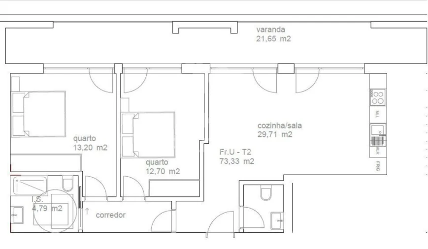 Apartamento T2 para Venda em Tondela e Nandufe Foto 5
