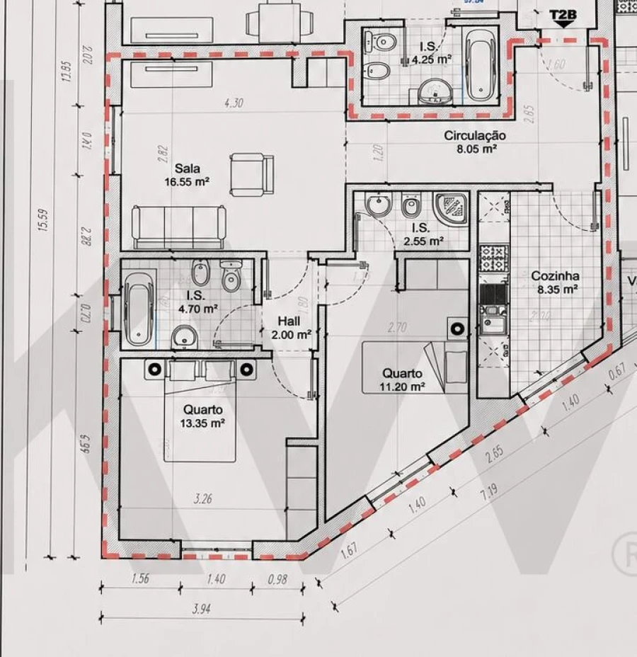 Apartamento T2 para Venda em Ericeira Foto 27