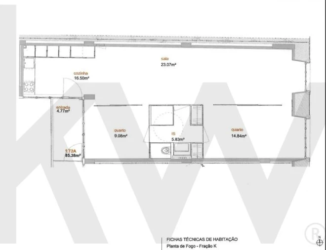 Apartamento T2 para Arrendamento em Estrela Foto 18