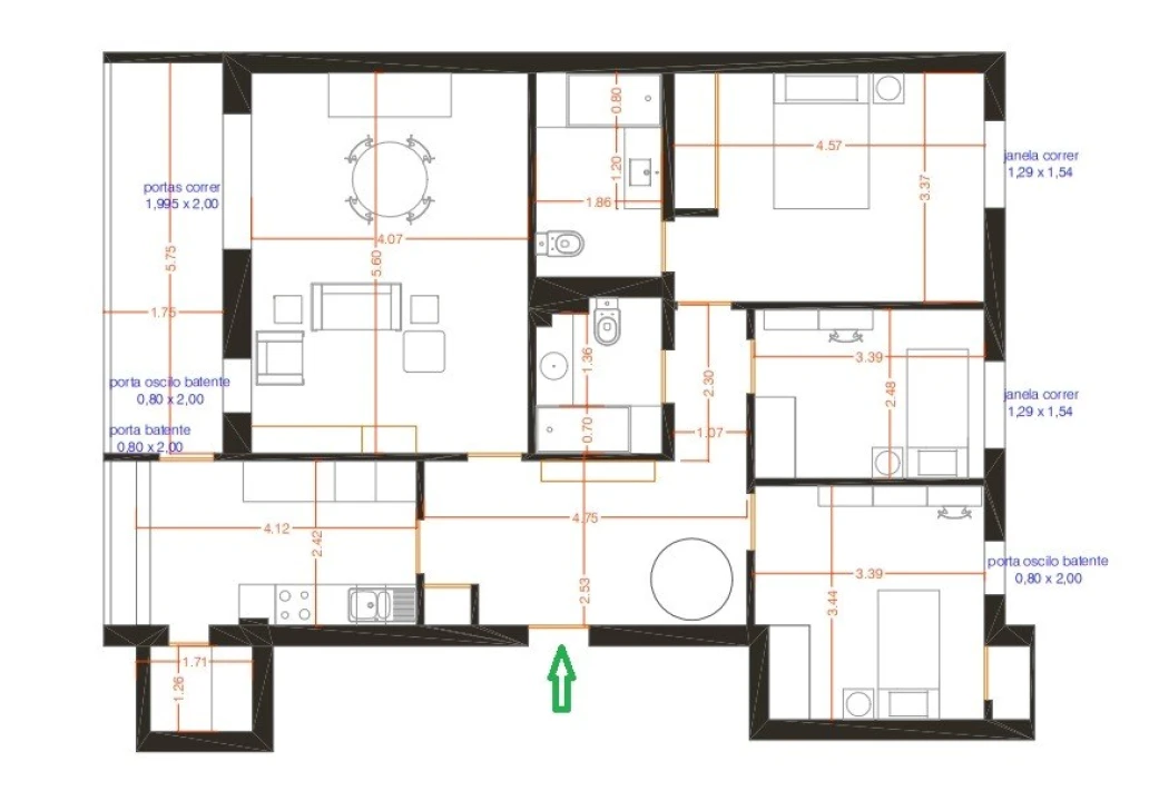 Apartamento T4 para Venda em Santo Antonio dos Olivais Foto 36